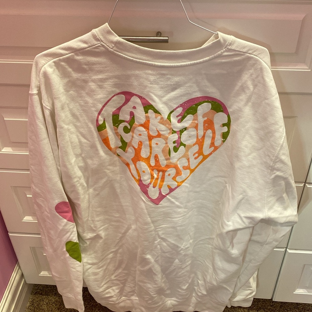 Take Care of Yourself Olivelynn Sweatshirt